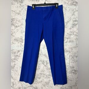 Banana Republic Ryan women Vibrant Blue ankle pants Sz 4 EUC
49